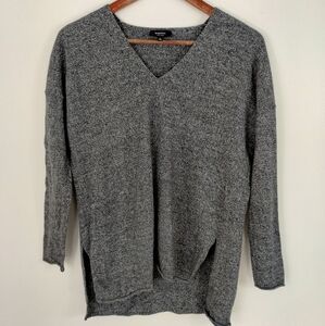 Aritzia Babaton Erin Linen Blend Sweater Medium Gray